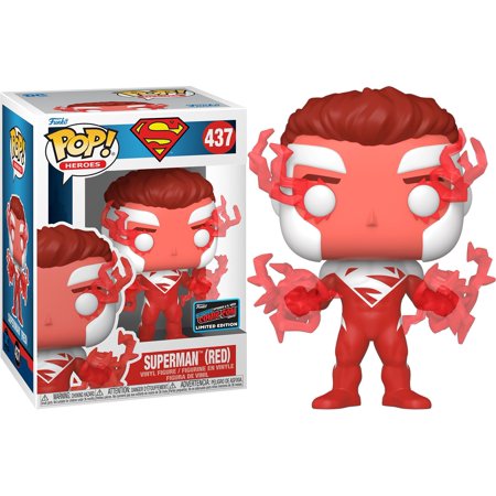 Funko POP! Vinyl Superman #437 Red Superman 9 cm NYCC Exclusive