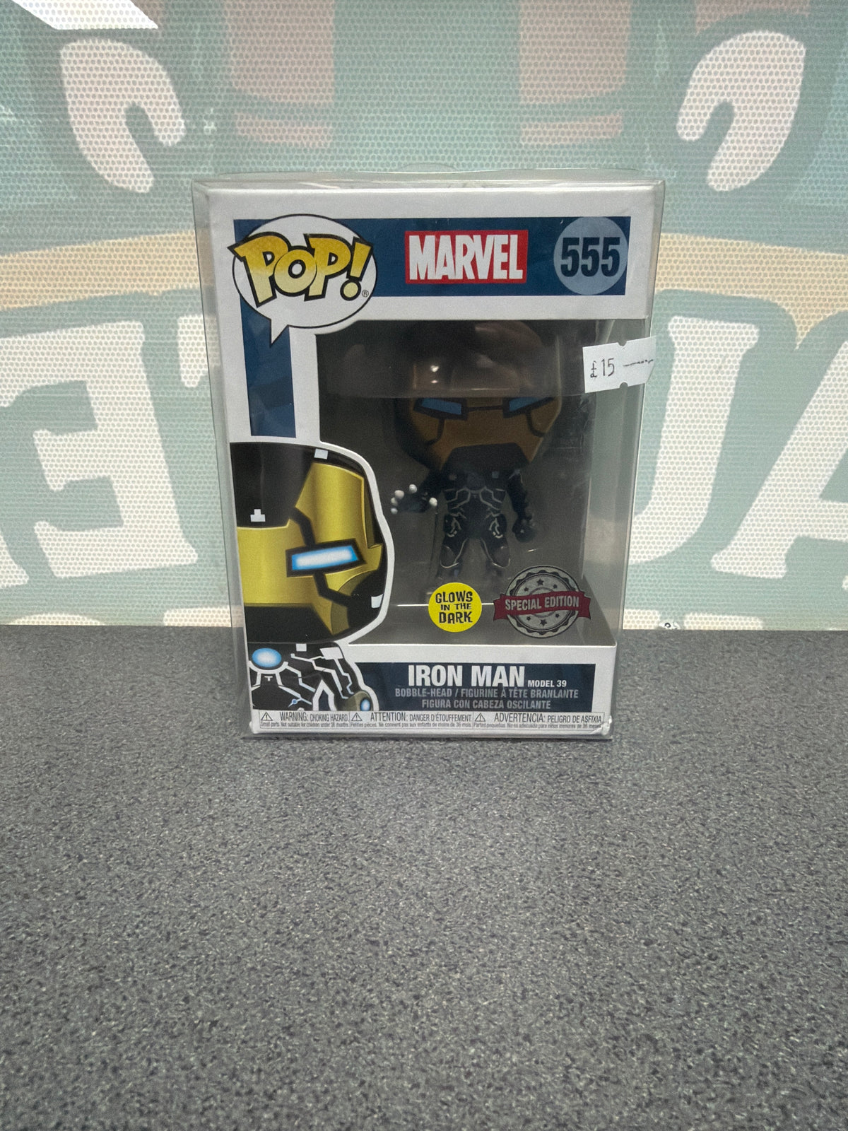 Iron Man Glow Funko Pop! #555 – Marvel