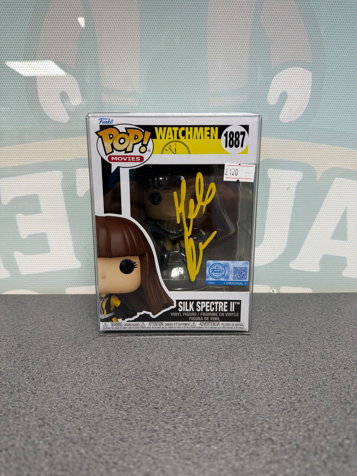 Malin Akerman signed Silk Spectre II #1887 Pop! Movies – photographed boxed item
