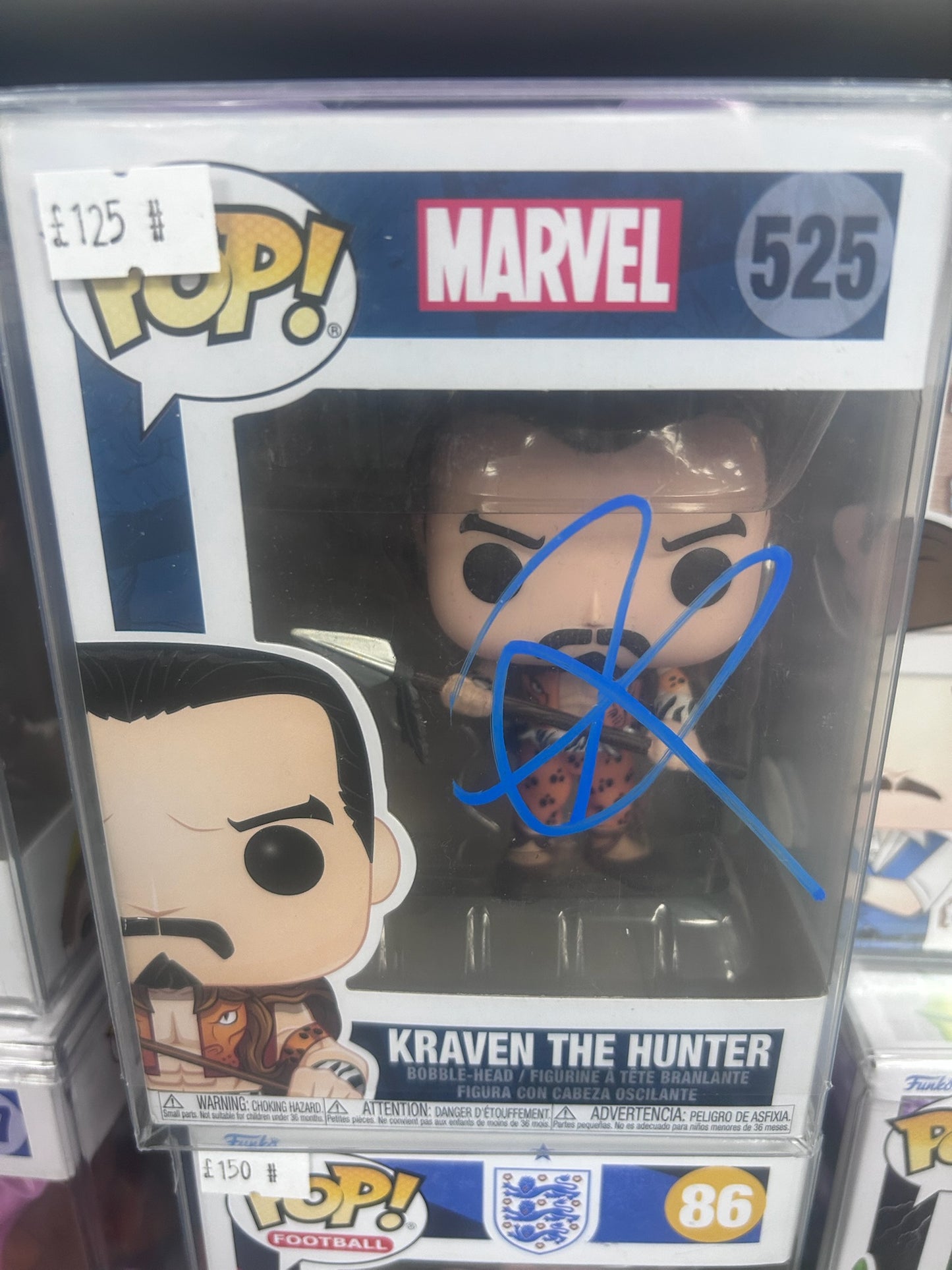 SIGNED KRAVEN THE HUNTER FUNKO #525