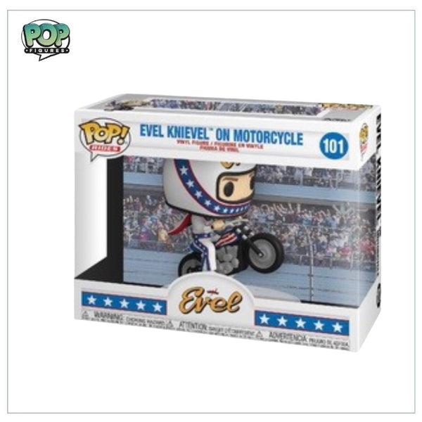 Funko POP Rides Evel Knievel on Motorcycle #101 Vinyl Figure