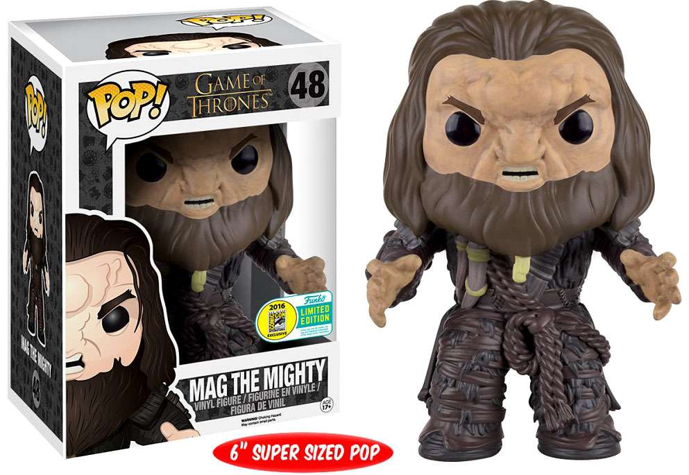 Grappig Mag the Mighty 6 Inch Game of Thrones 2016 Con Funko POP