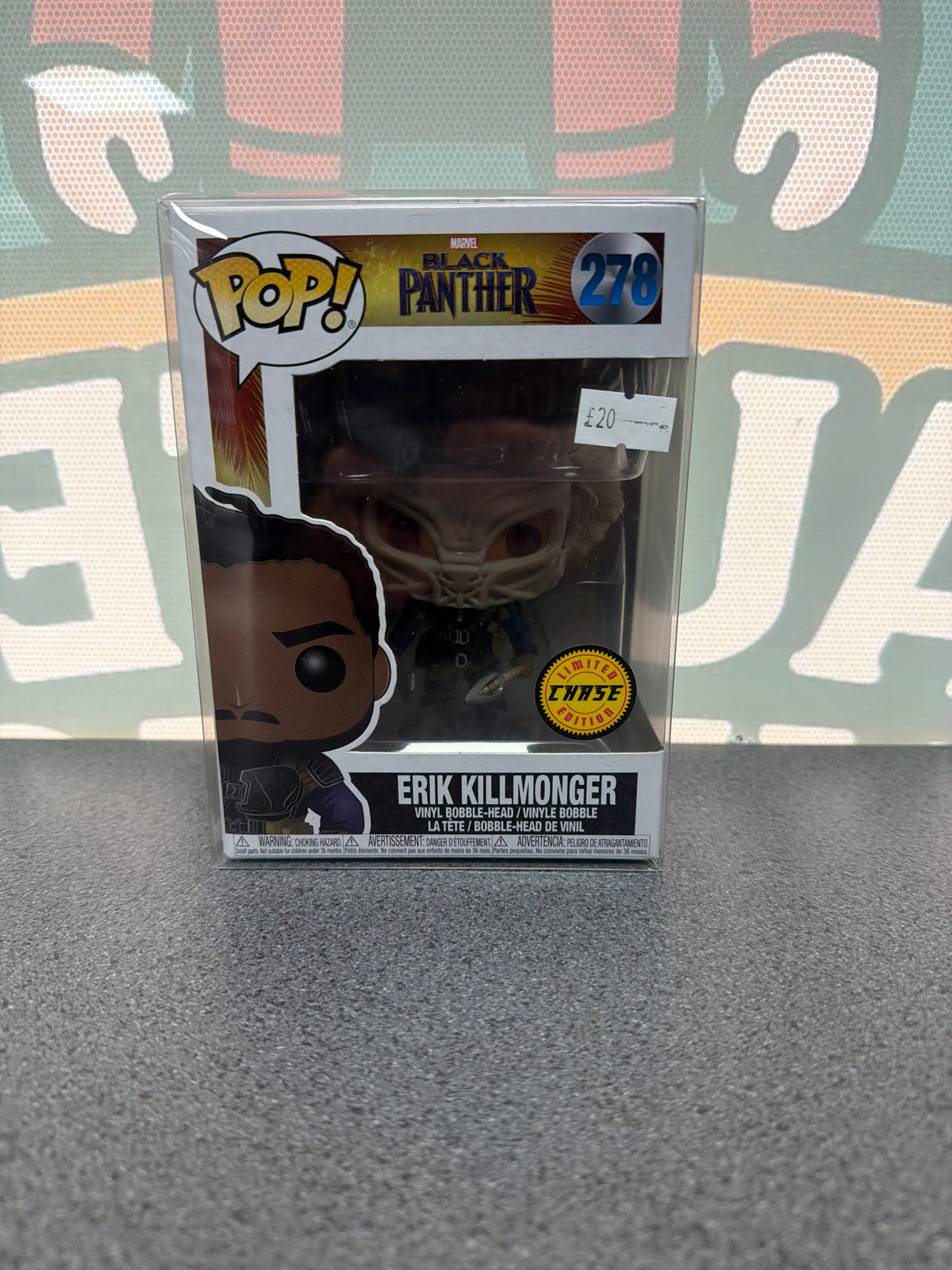 Erik Killmonger Funko Pop! #278 – Marvel Black Panther