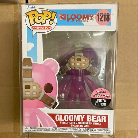 Funko Pop Gloomy Bear Translucent Toy Tokyo Exclusive 1218 Vinyl Figure