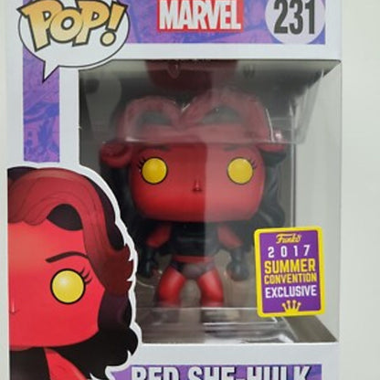 Red She-Hulk Funko Pop! – Marvel, 2017 Convention Release
