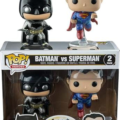 Funko Batman & Superman Vinyl Figure 2-Pack New