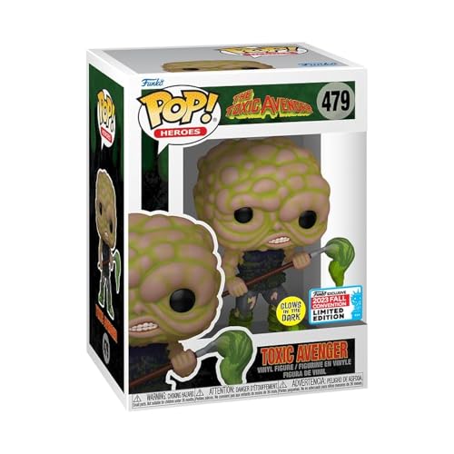 Troma Funko POP! Heroes #479 The Toxic Avenger Glows in the Dark 2023 NYCC