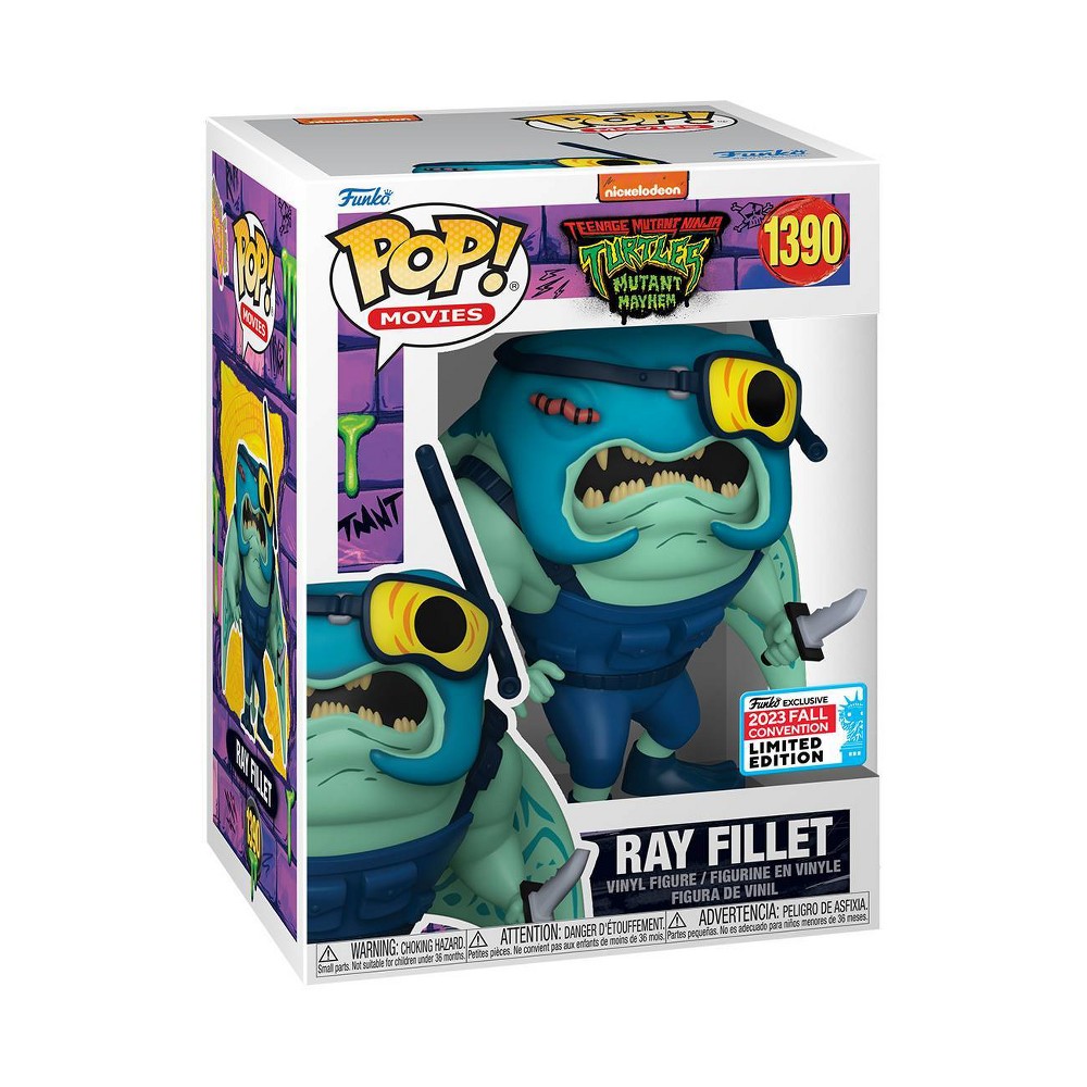 Funko Pop! Movies TMNT Ray Fillet Mutant Mayhem Light Box Damage