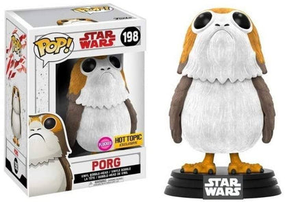 Funko Star Wars Porg Flocked Vinyl Bobble Head