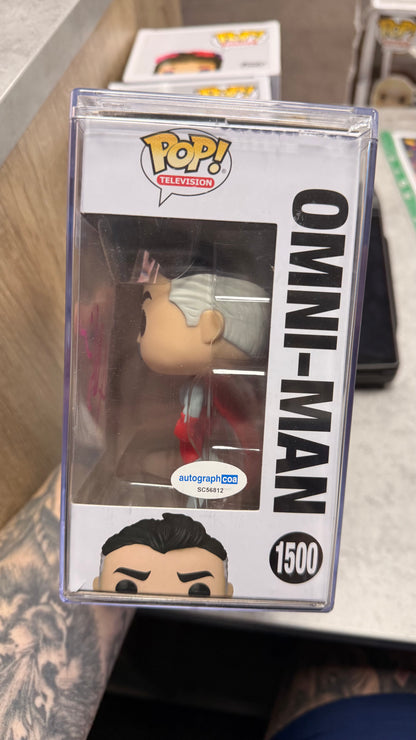 Omni man signed by J K Simmons