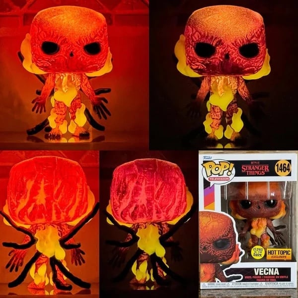 Funko POP! Television Stranger Things #1464 Vecna On Fire Glows in the Dark
