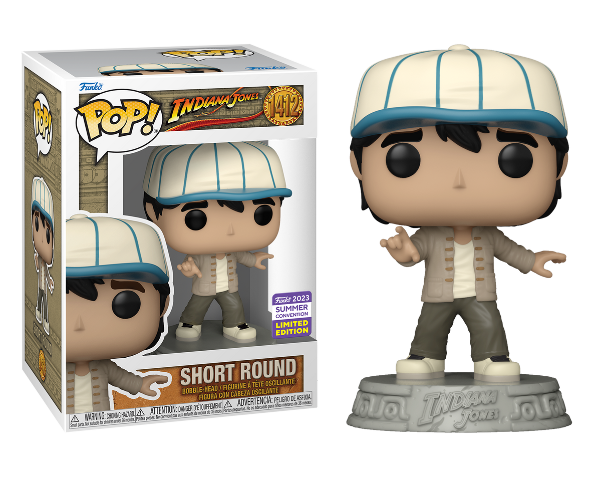 Short Round Funko Pop! #1412 from Indiana Jones and the Temple of Doom, 2023 Summer Convention Exclusive – product image 2