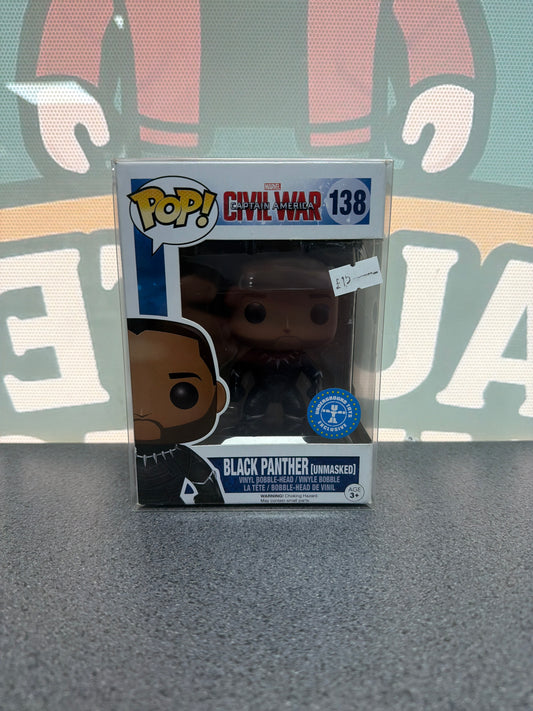 Black Panther Unmasked Funko Pop! – Captain America: Civil War