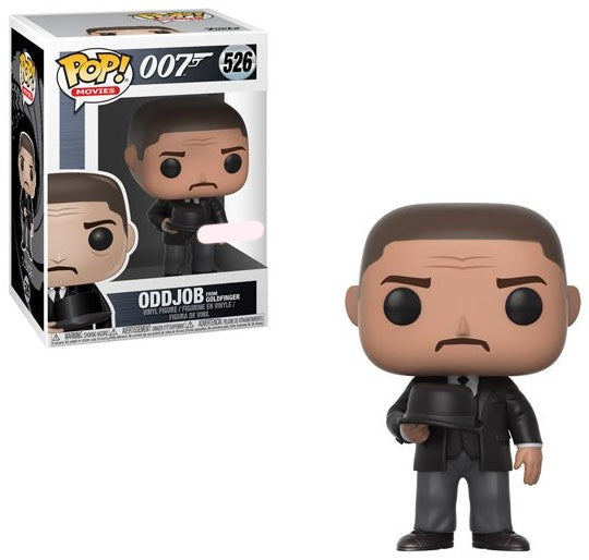 Funko POP! Movies James Bond Oddjob Holding Hat Vinyl Figure New