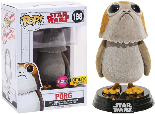Funko Star Wars Porg Flocked Vinyl Bobble Head