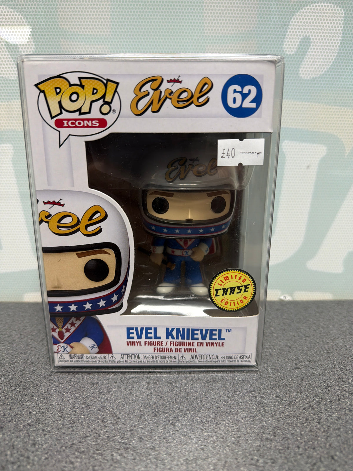 Evel Knievel Funko Pop! #62 – Pop! Icons