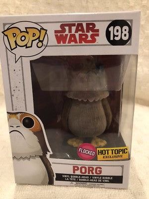 Funko Star Wars Porg Flocked Vinyl Bobble Head