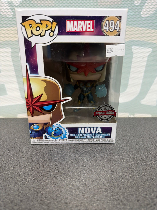 Nova Funko Pop! #494 – Marvel, Special Edition