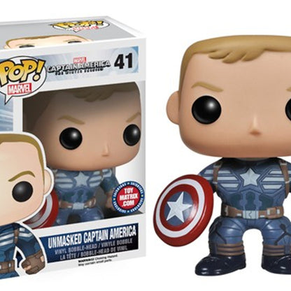 Captain America Unmasked Funko Pop! – Marvel
