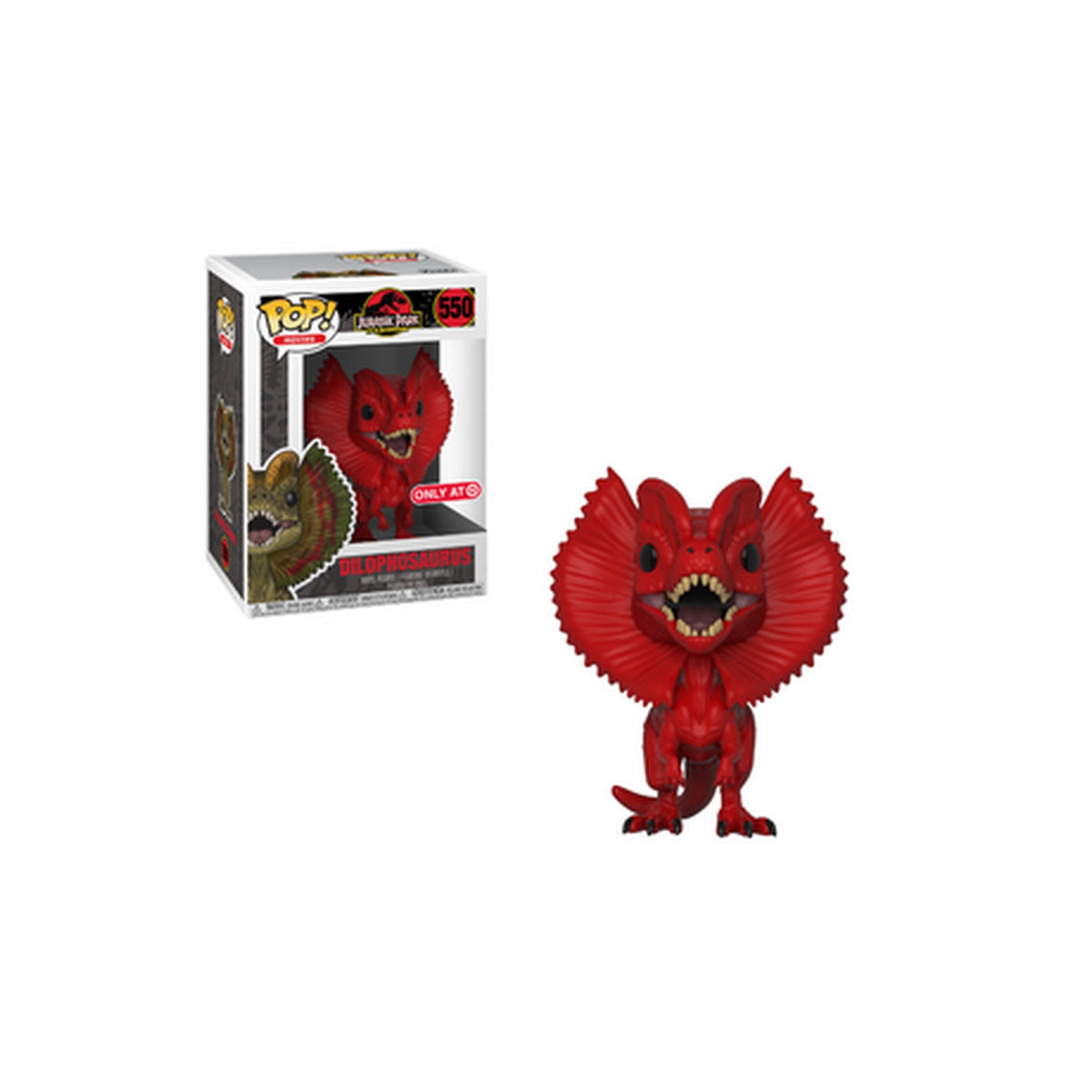 Dilophosaurus (Red) Funko Pop! #550 from Jurassic Park, Target Exclusive – product image 1