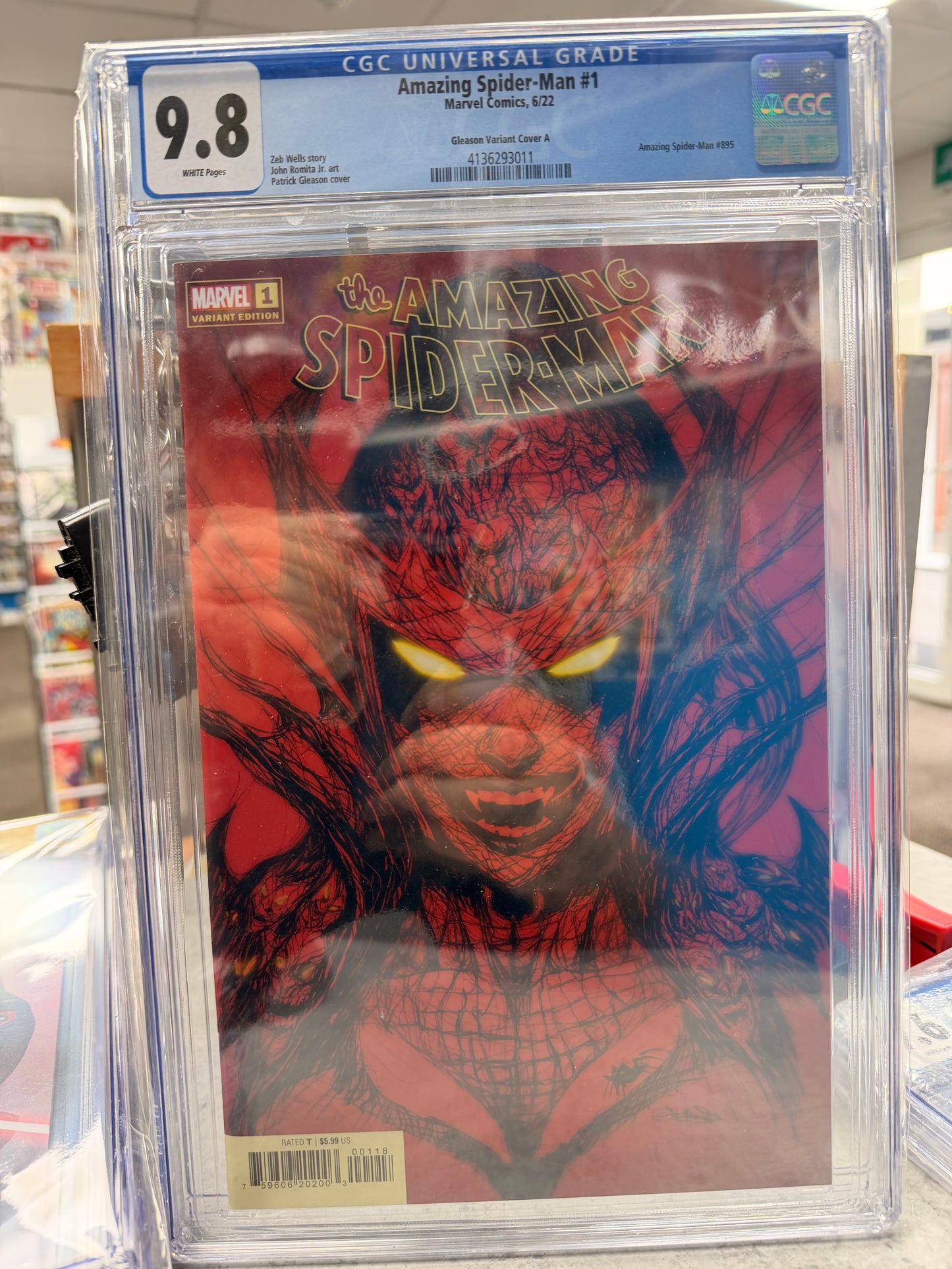 CGC 9.8 Amazing Spider-Man #1 Webhead Variant
