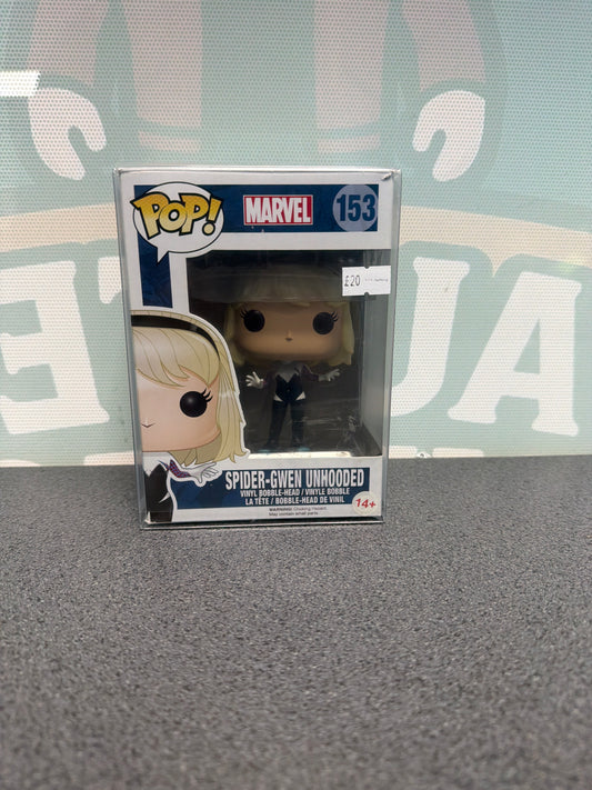 Spider-Gwen Unhooded Funko Pop! – Marvel, Shelf Wear