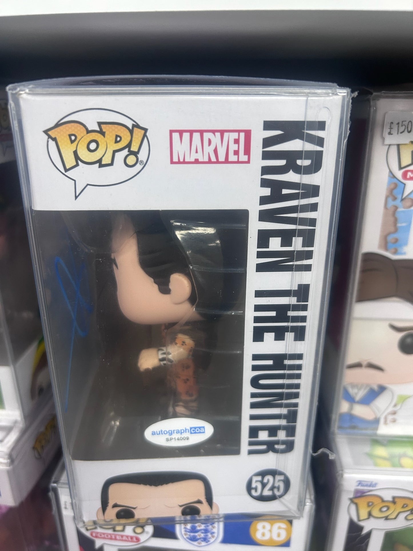 SIGNED KRAVEN THE HUNTER FUNKO #525