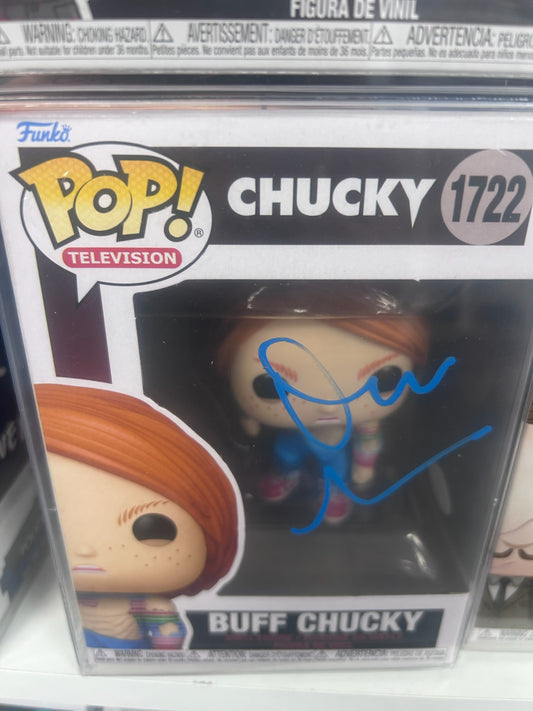 SIGNED BUFF CHUCKY FUNKO #1722