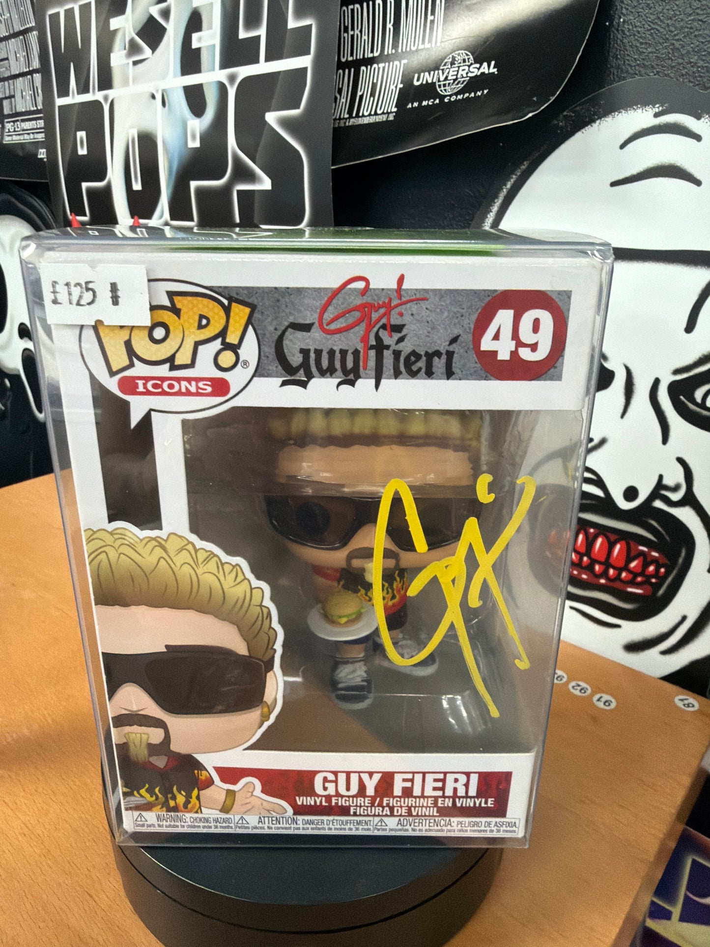 SIGNED GUY FIERI FUNKO #49