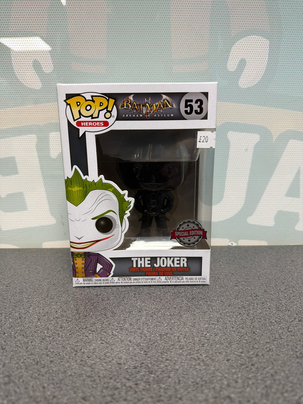 The Joker Black Chrome Funko Pop! #53 – Arkham Asylum