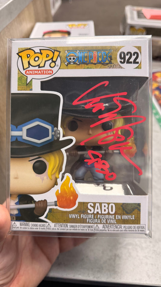 Sabo signed by Vic Mignogna
