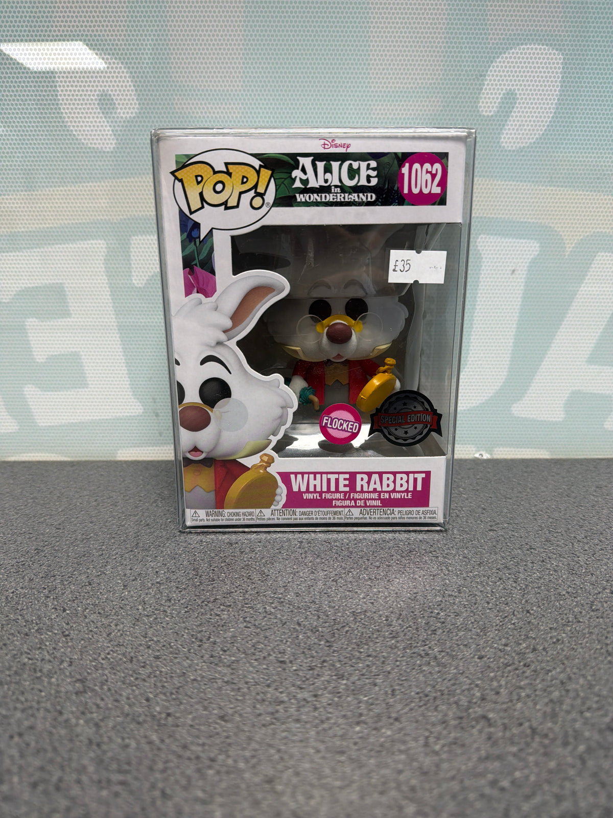White Rabbit (Flocked) Funko Pop! #1062 – Alice in Wonderland