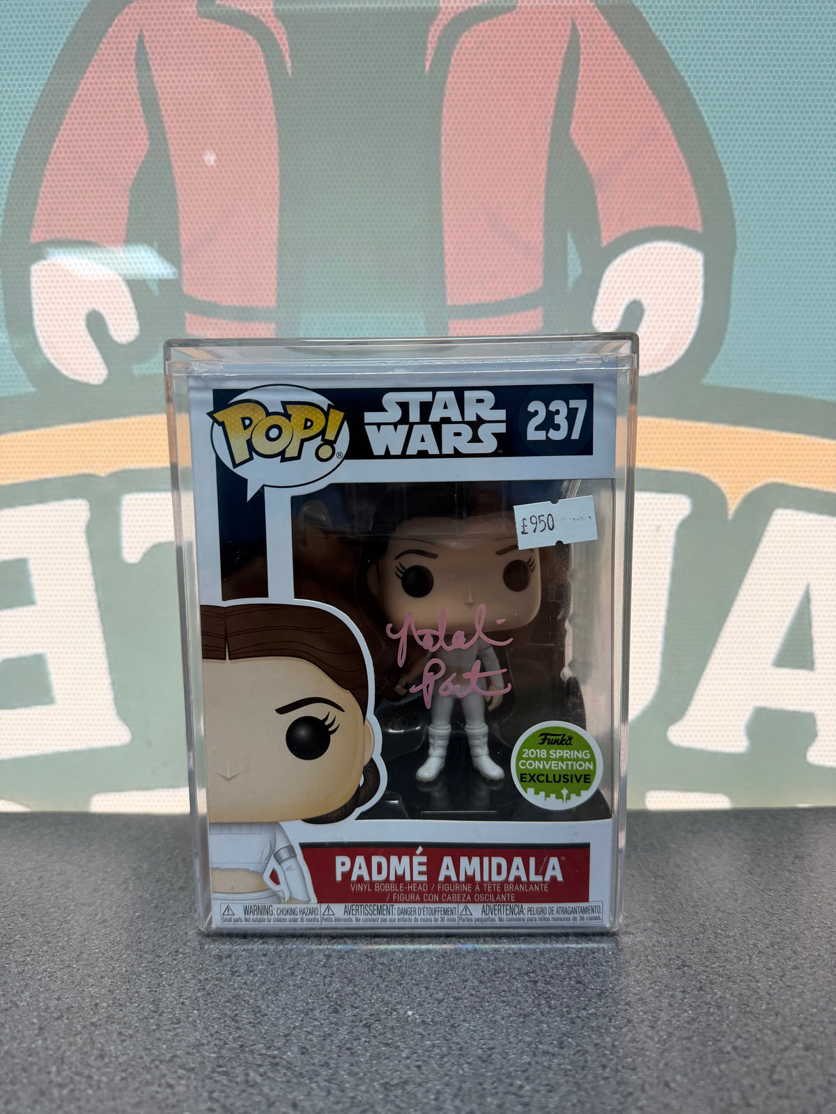 Natalie Portman Signed Padmé Amidala Funko Pop! #237 – SWAU Authenticated