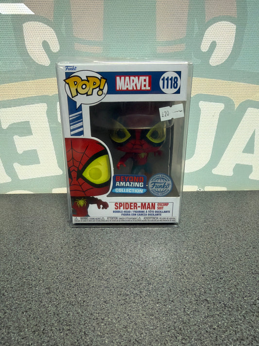 Spider-Man Oscorp Suit Funko Pop! #1118 – Marvel