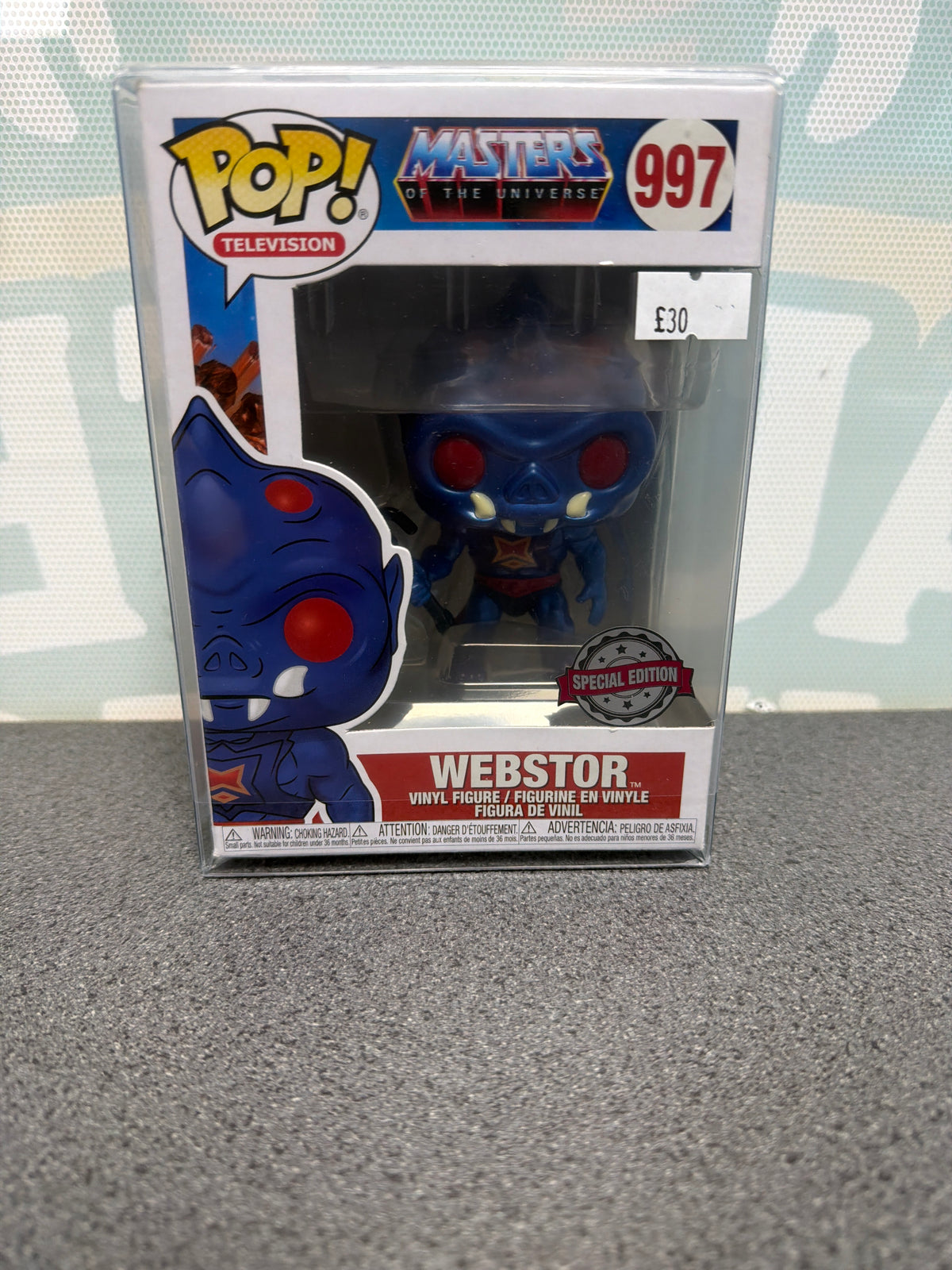 Webstor (Metallic) Funko Pop! – Masters of the Universe
