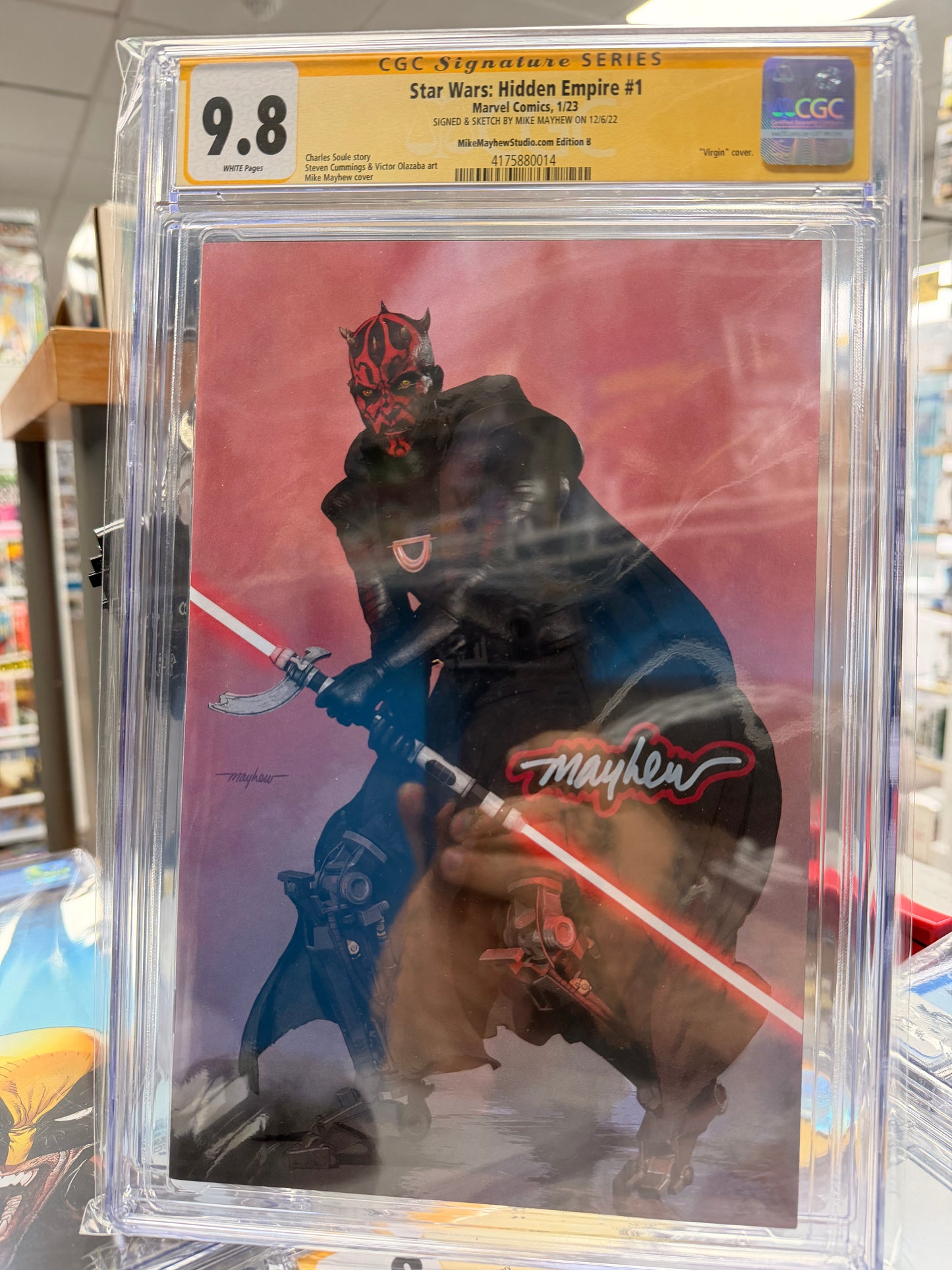CGC SS 9.8 Star Wars: Hidden Empire #1