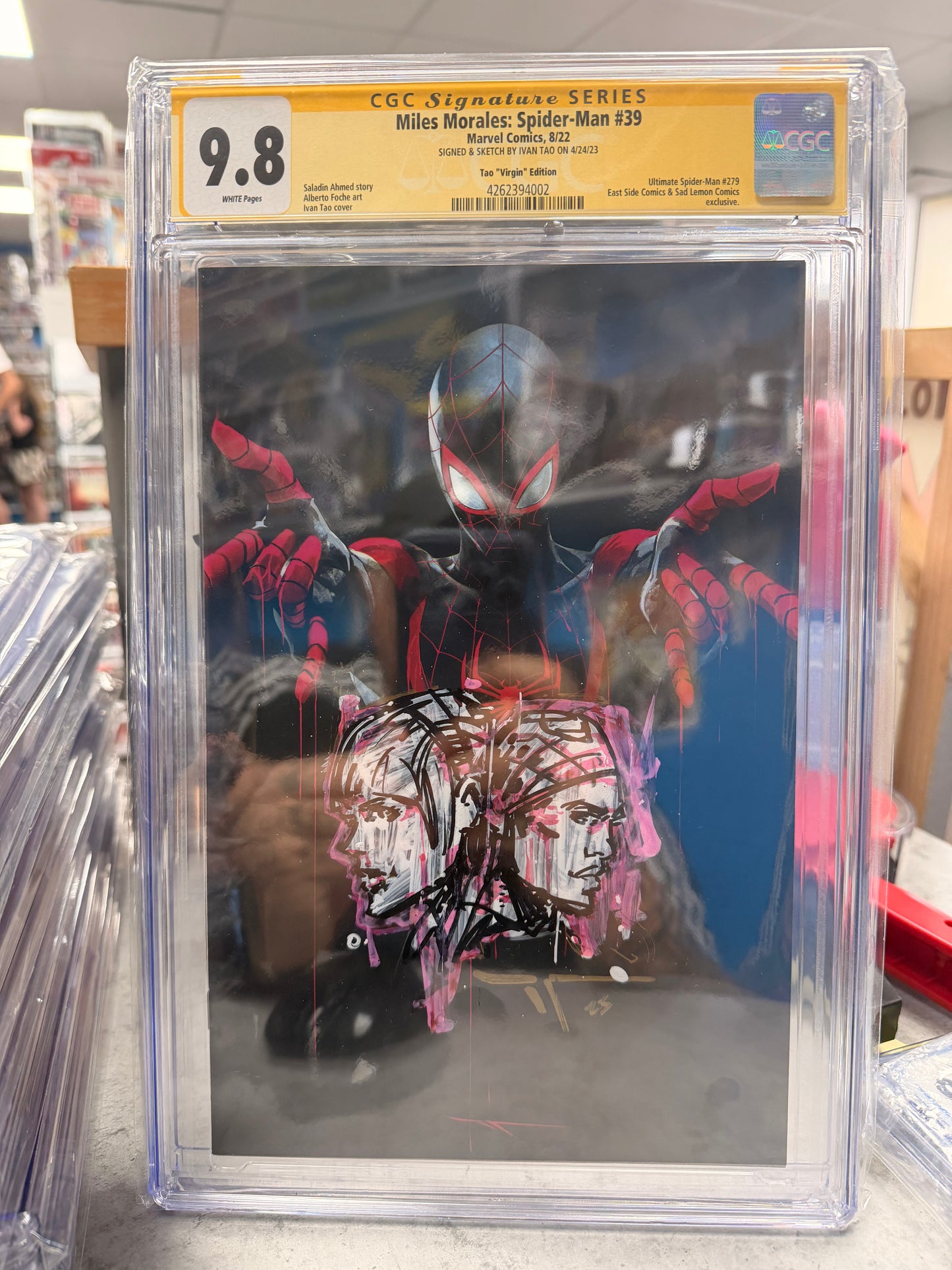 CGC 9.8 Miles Morales: Spider-Man #39 SIGNED