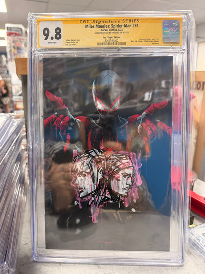 CGC 9.8 Miles Morales: Spider-Man #39 SIGNED