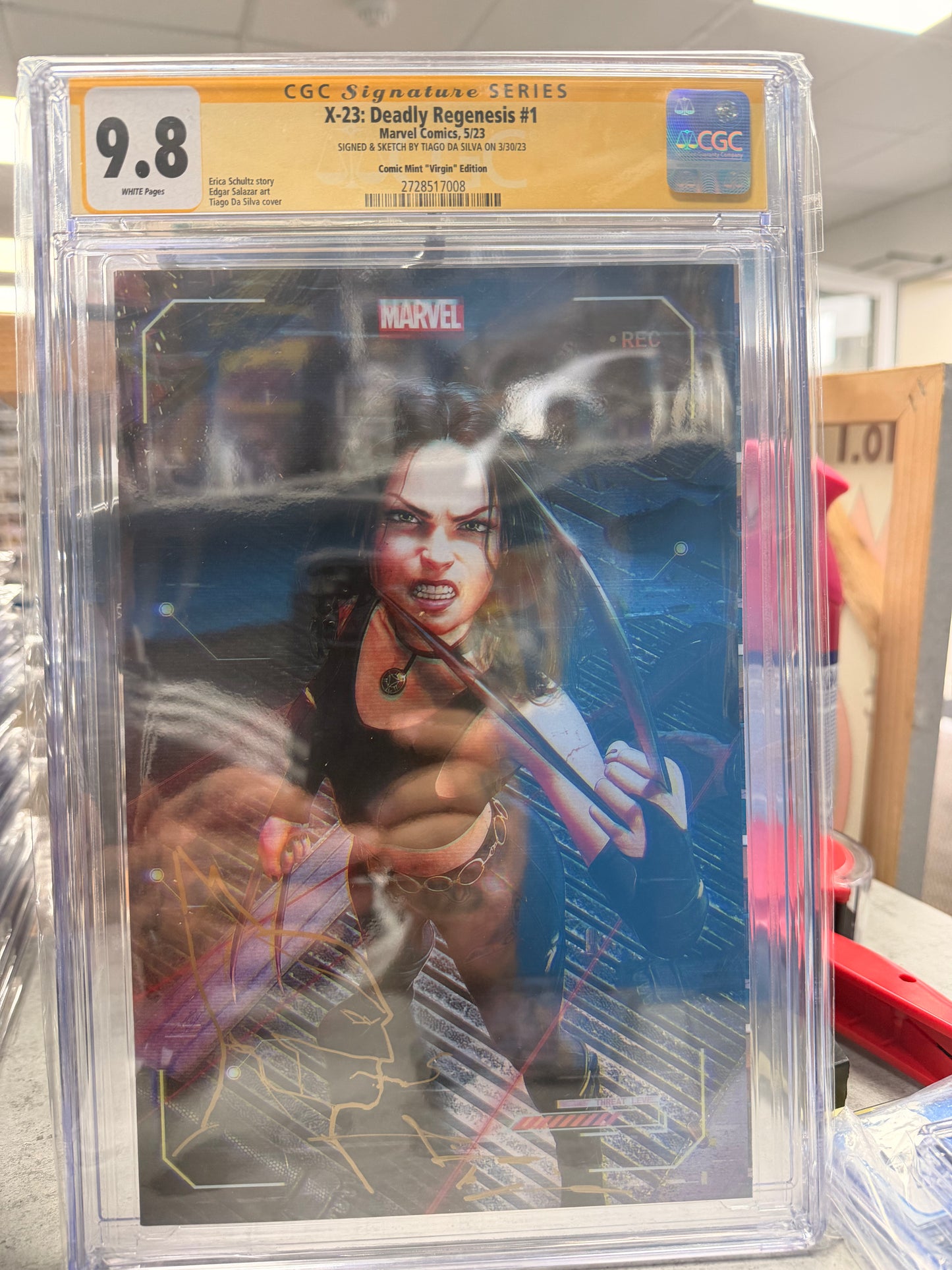 CGC SS 9.8 X-23: Deadly Regenesis #1 SIGNED AND REMARKED