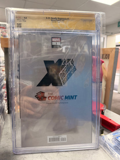 CGC SS 9.8 X-23: Deadly Regenesis #1 SIGNED AND REMARKED
