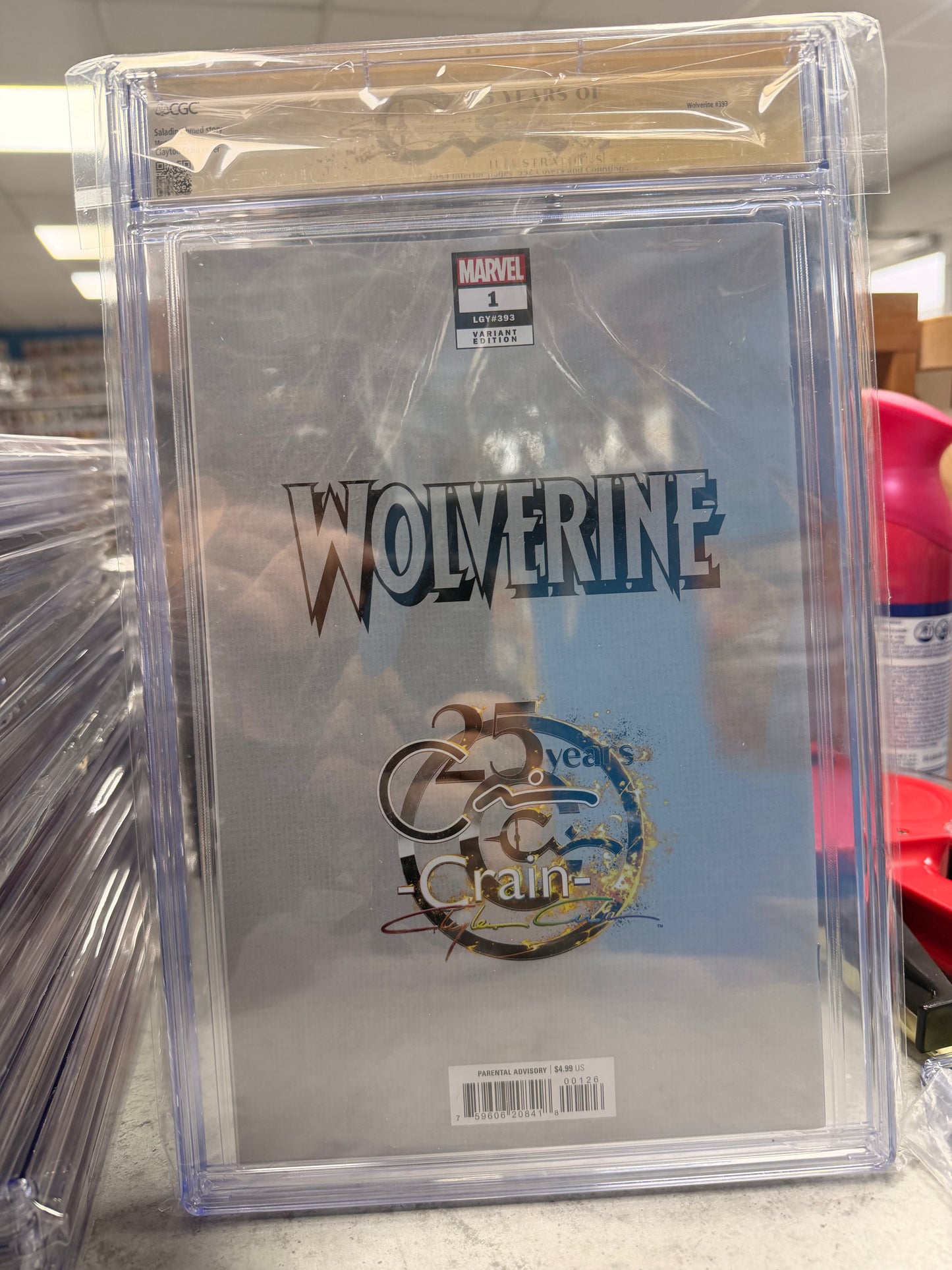 CGC SS 9.8 Wolverine #1 Rainbow Signed