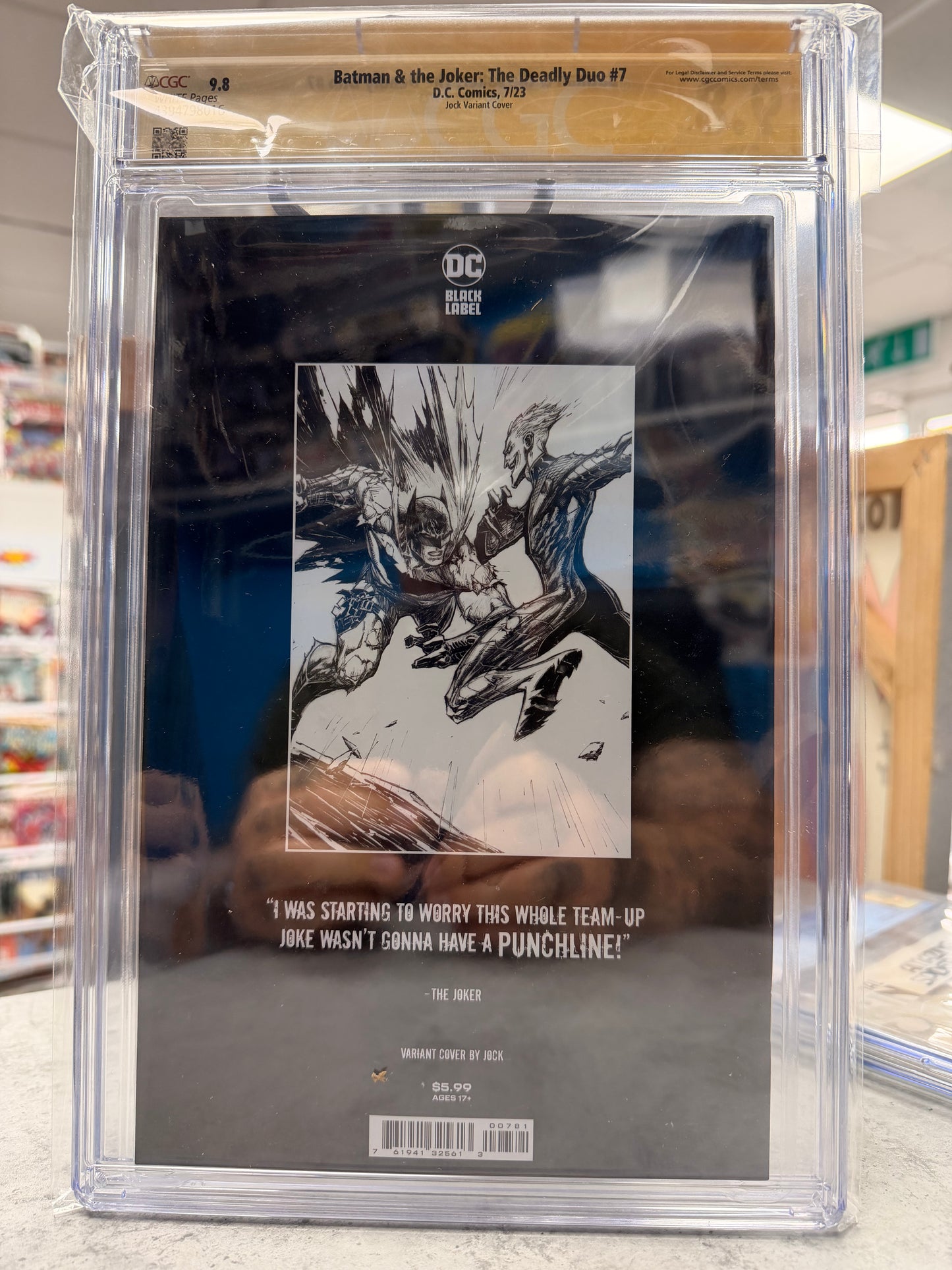 CGC SS 9.8 Batman & Joker: The Deadly Duo #7