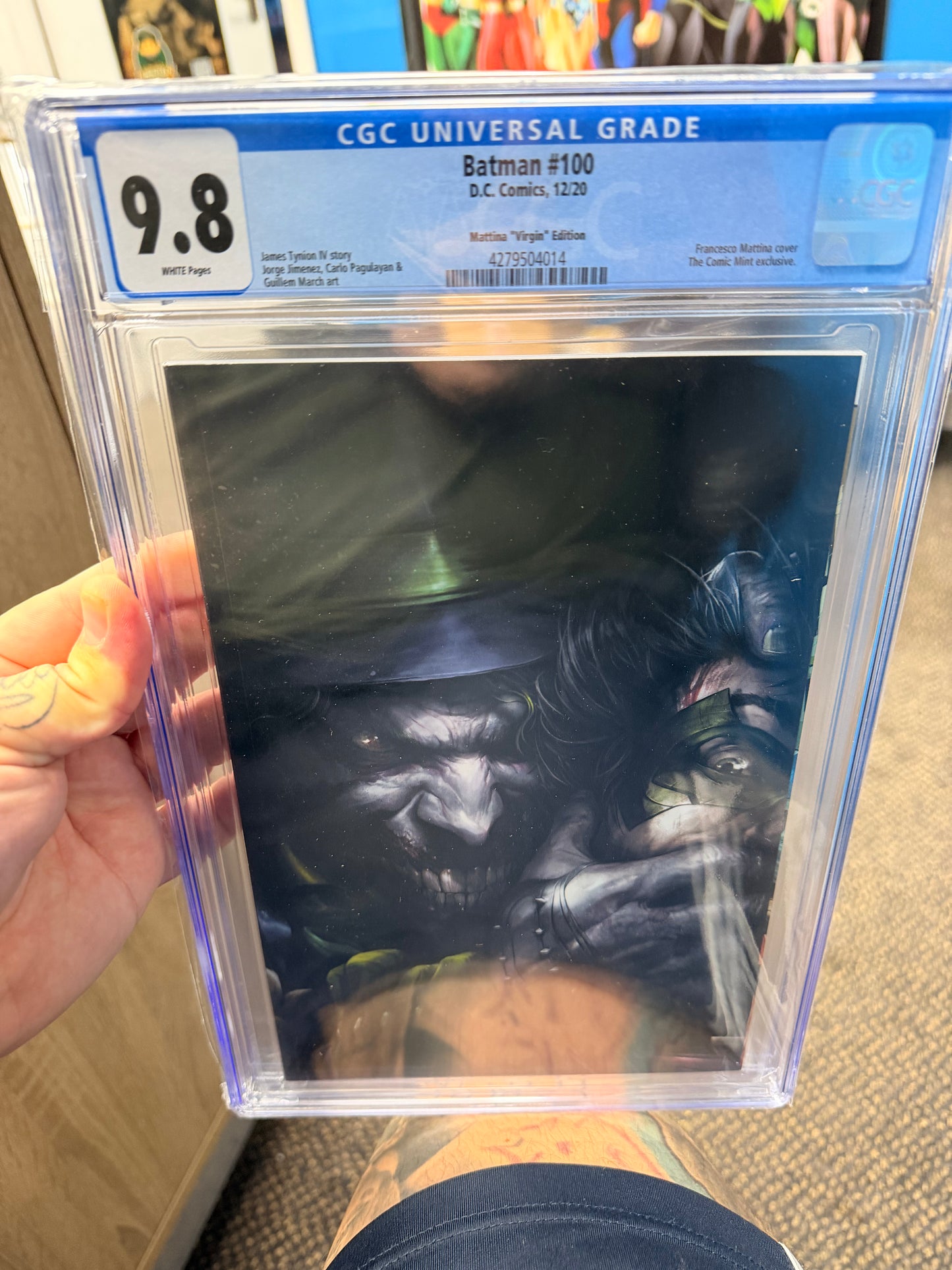 CGC 9.8 Batman #100 Virgin Mattina Edition