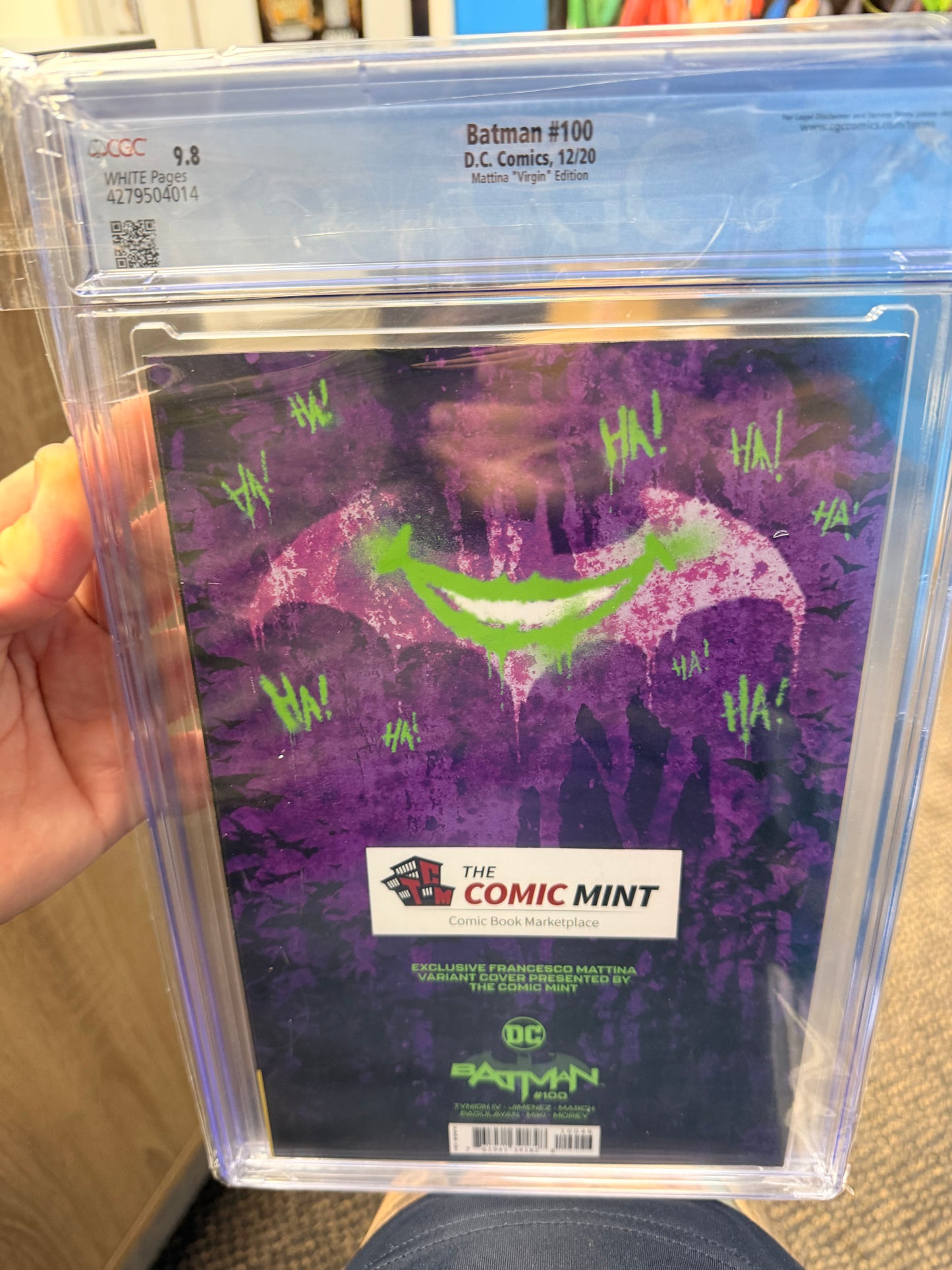 CGC 9.8 Batman #100 Virgin Mattina Edition