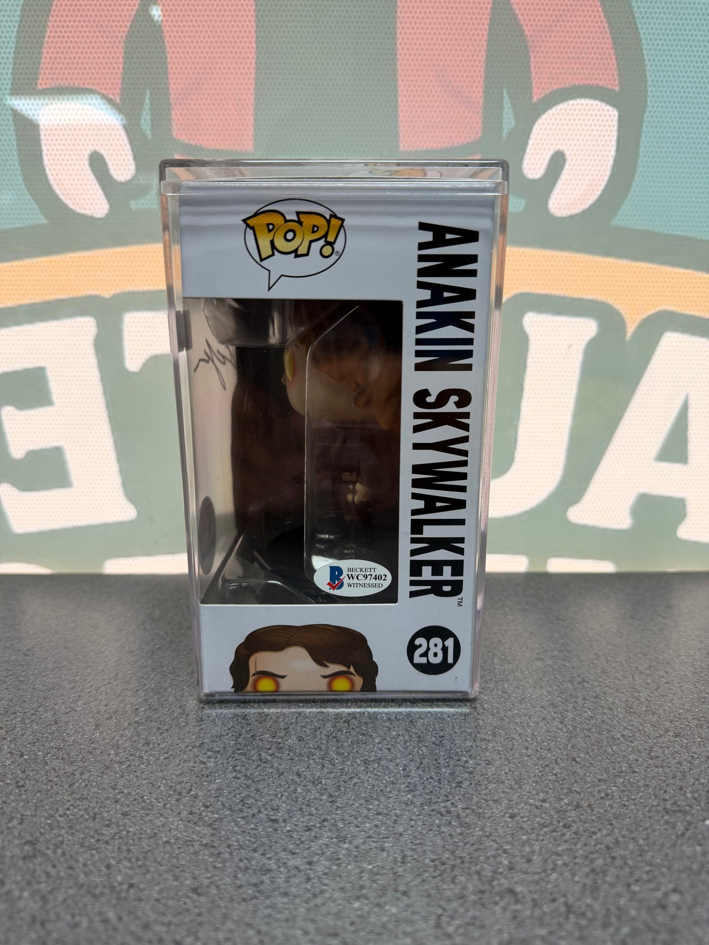 Hayden Christensen Signed Anakin Skywalker Funko Pop! #281 – Walmart Exclusive
