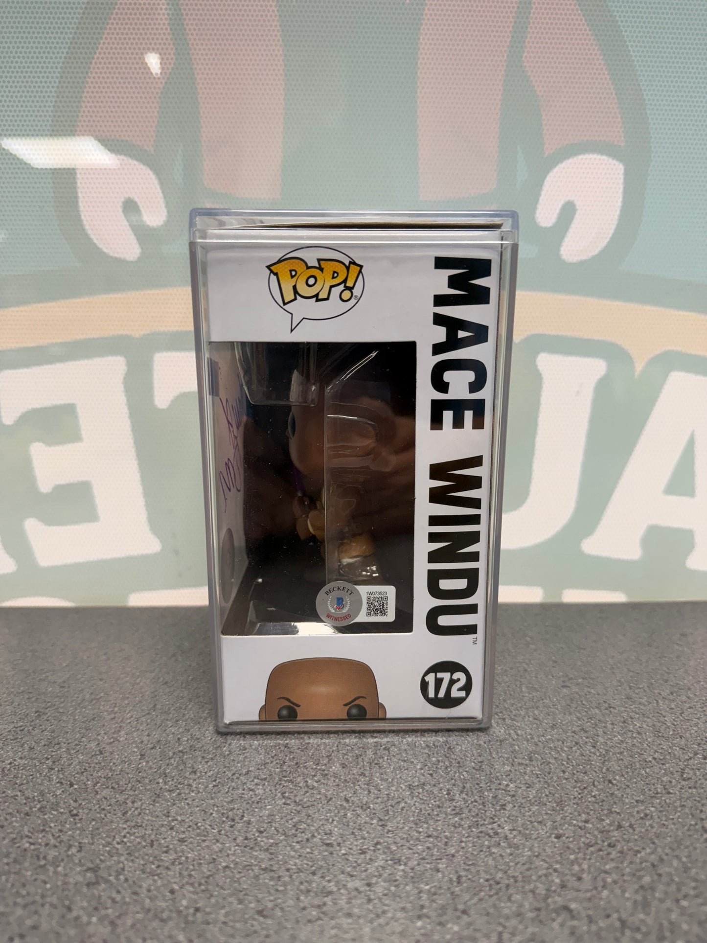 Samuel L. Jackson Signed Mace Windu Funko Pop! #172 – Walmart Exclusive
