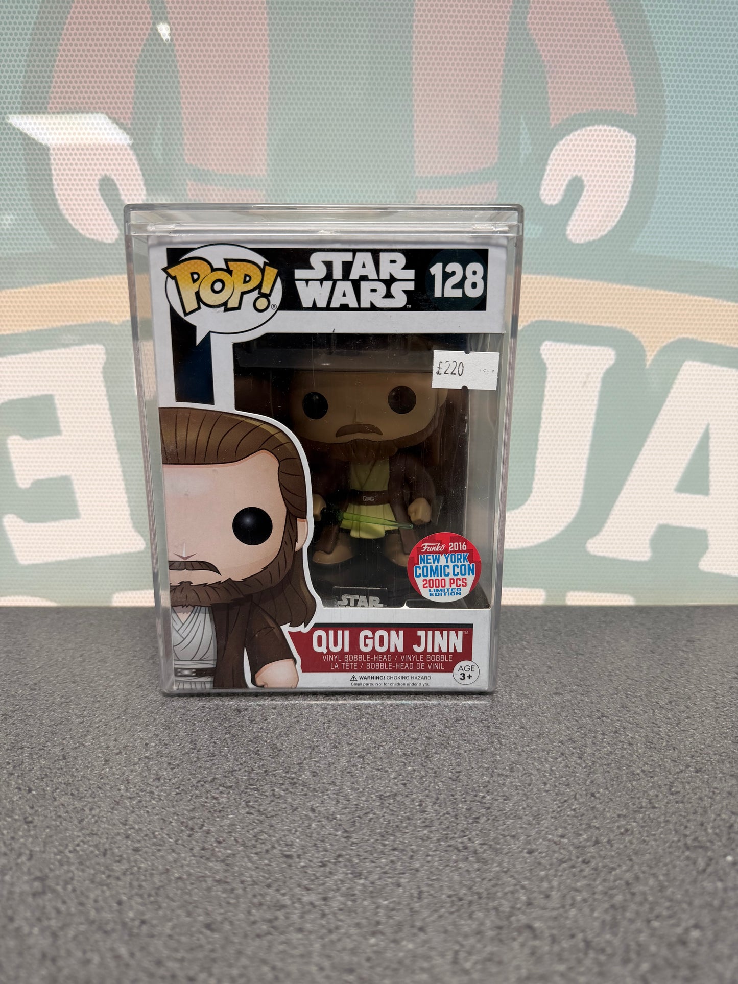 Qui-Gon Jinn Funko Pop! #128 – Star Wars – NYCC 2000-Piece Exclusive