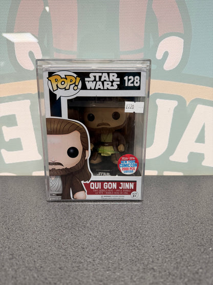 Qui-Gon Jinn Funko Pop! #128 – Star Wars – NYCC 2000-Piece Exclusive