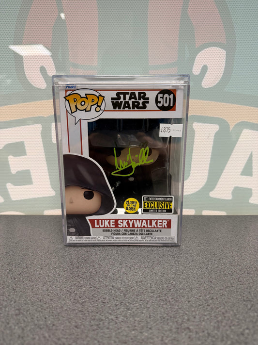 Mark Hamill Signed Luke Skywalker Funko Pop! #501 – Star Wars
