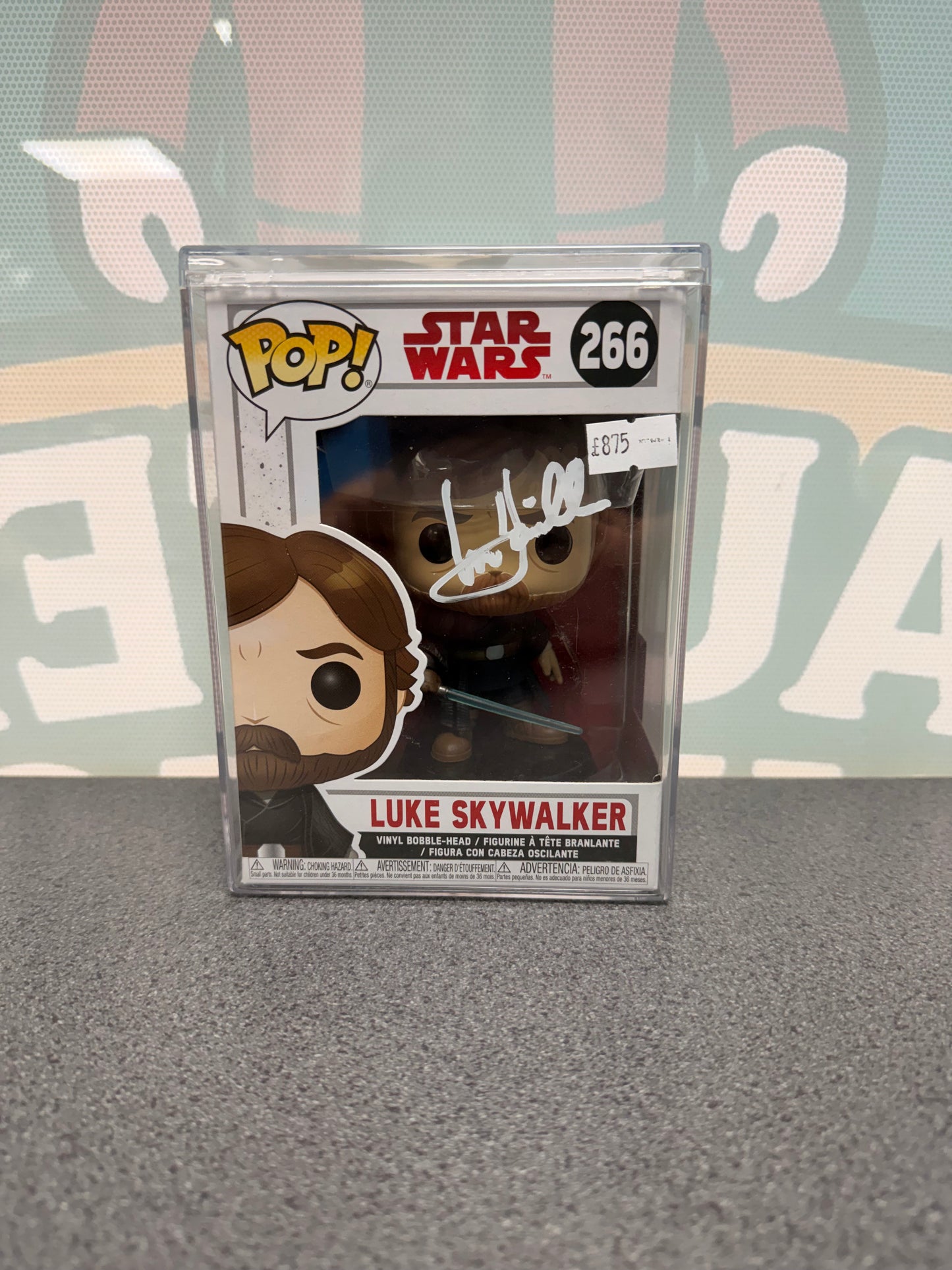 Mark Hamill Signed Luke Skywalker Funko Pop! #266 – Star Wars